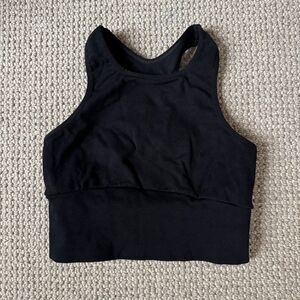 Free People Movement Black Racerback Sports Bra Crop Top XS/S
